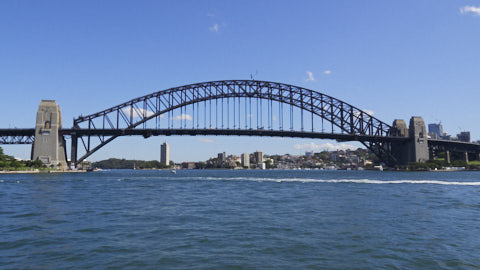 Hafenbrücke von Sydney von der Opera aus