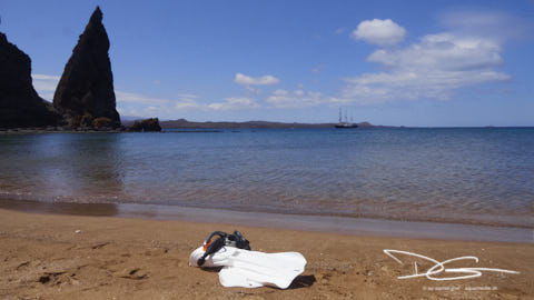 Strand der Insel Bartolomé